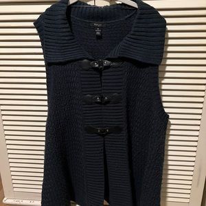 3XL style & co blue sweater vest